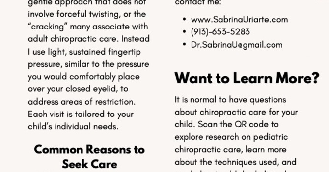Pediatric Chiropractic